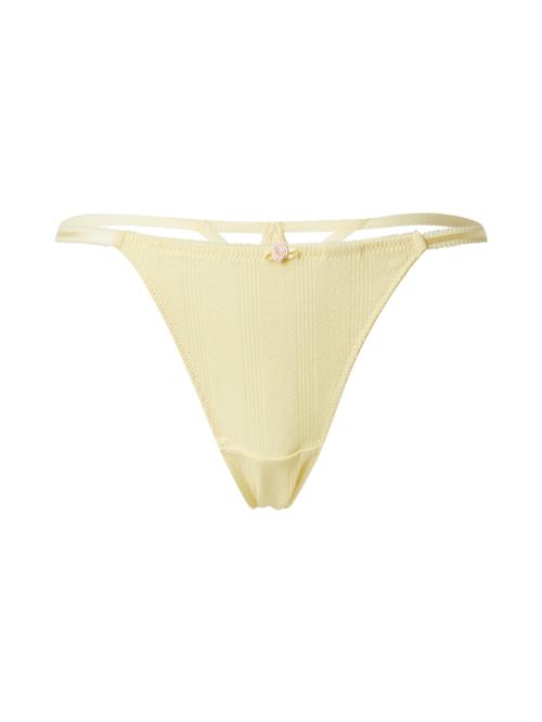 Hunkemöller String  lysegul / lyserød