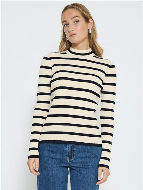 minus Pullover ' Maluma'  beige / sort