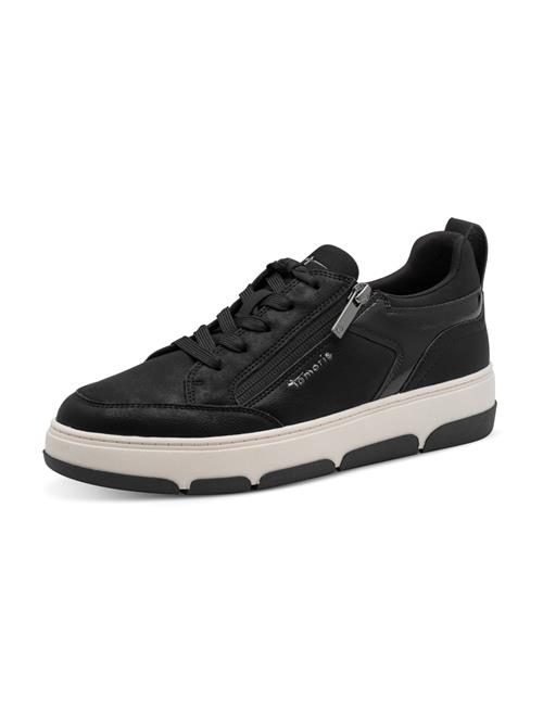 Tamaris Sneaker low  sort / sølv