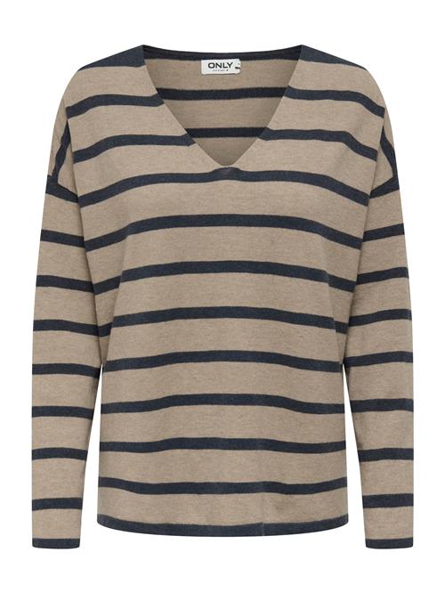 ONLY Pullover 'ONLAMALIO'  mørkebeige / ensian