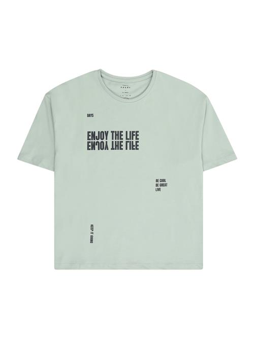 NAME IT Bluser & t-shirts 'NKMVICTOR'  pastelgrøn / sort