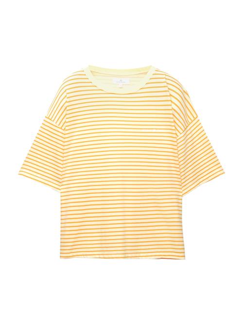 Pull&Bear Shirts 'PACIFIC'  curry / hvid