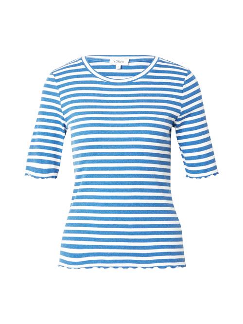 s.Oliver Shirts  blå / hvid