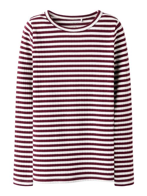 NAME IT Bluser & t-shirts 'NKFSuraja'  vinrød / hvid