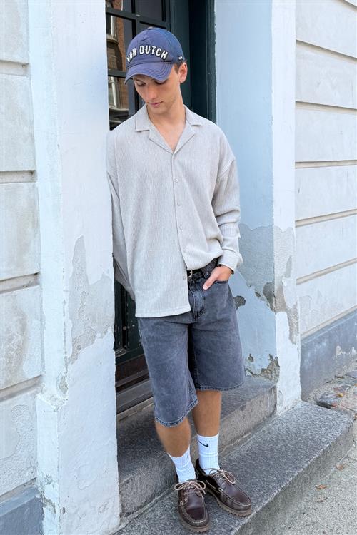 Aidan Skjorte - Beige - TeeShoppen
