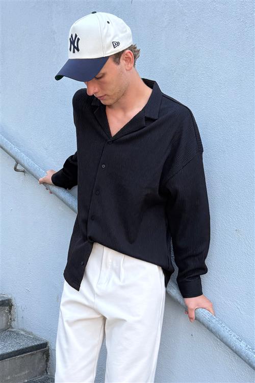 Aidan Skjorte - Sort - TeeShoppen