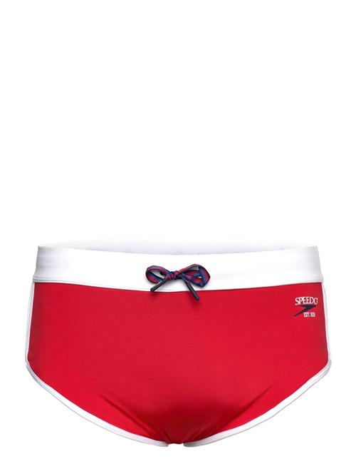 8-005079 Jetstream Retro Logo Brief Speedo Red