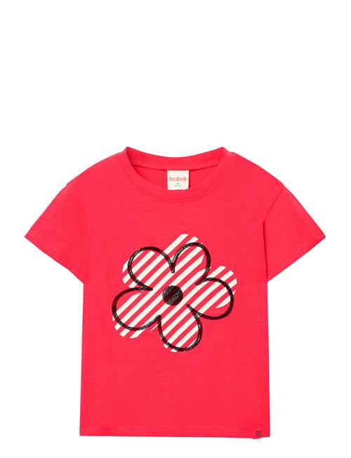 Knit T-Shirt Flame Boboli Red