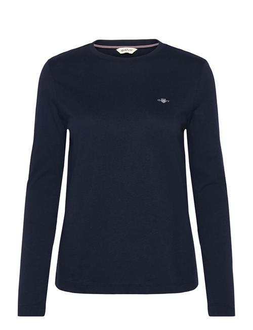Reg Shield Logo Ls T-Shirt GANT Navy