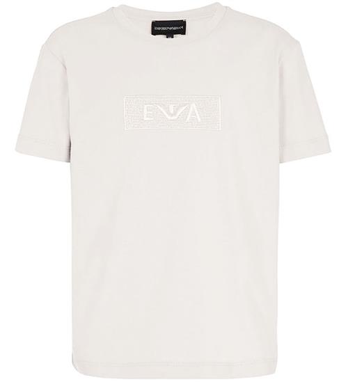 Emporio Armani T-shirt - Off White m. Broderi