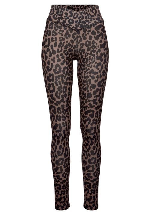 LASCANA ACTIVE Sportsbukser  brun / sort