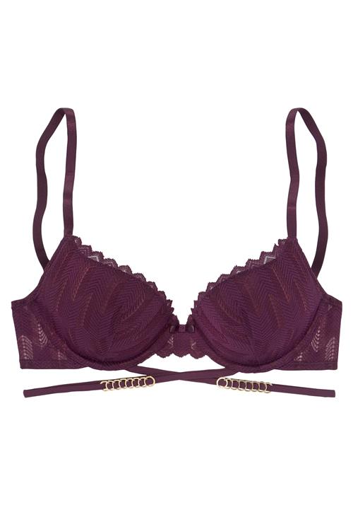 Se LASCANA BH  guld / aubergine ved About You