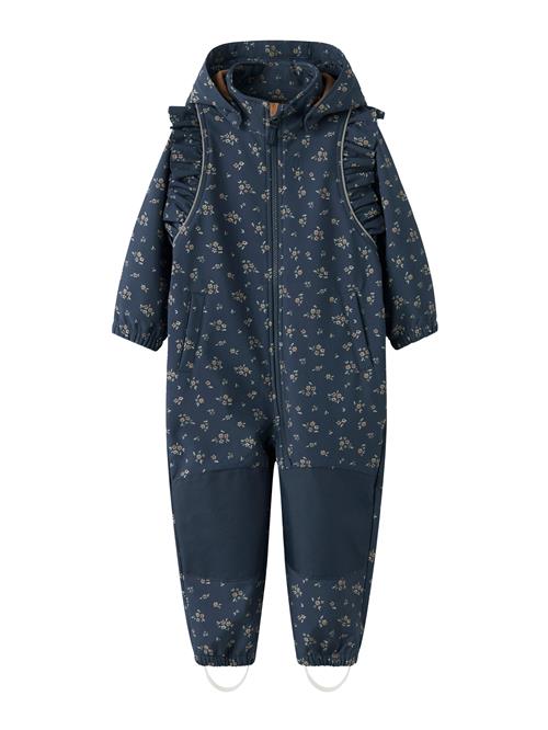 NAME IT Funktionsjakkesæt 'NMFAlfa08'  navy / lysebrun / khaki