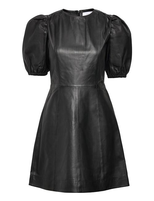 Esther Leather Dress Camilla Pihl Black