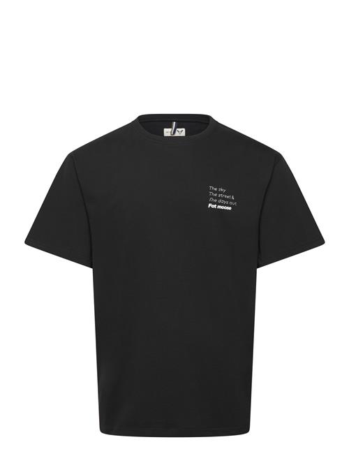 Zeke T-Shirt Fat Moose Black