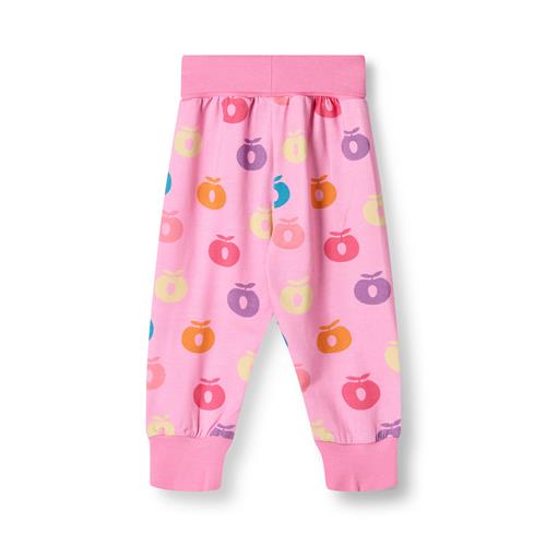 Småfolk Ulm Pants For Baby with Apples Pink lilac Pink lilac-68 cm  Lyserød  68 cm