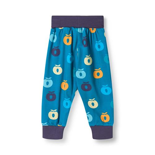Småfolk Ulm Pants For Baby with Apples Solid blue Solid blue-74 cm  Blå  74 cm
