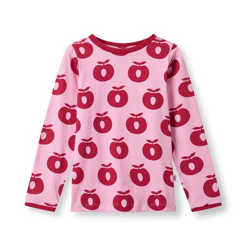 Småfolk Elstar Long-Sleeved Top with Apples Pink lilac Pink lilac-2-3 Y  Lyserød  2-3 år  kvinde