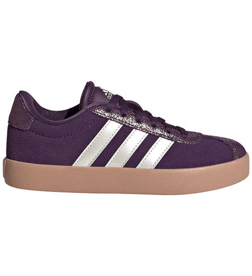 adidas Performance Sko - VL COURT 3.0 K - AURPLU/ZEROMT/PIKGUM