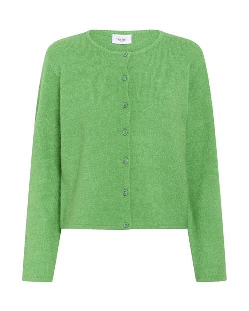 SAINT TROPEZ Cardigan 'Larna'  græsgrøn