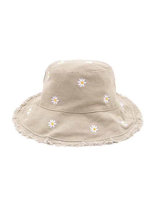Pull&Bear Hat  kit / curry / hvid