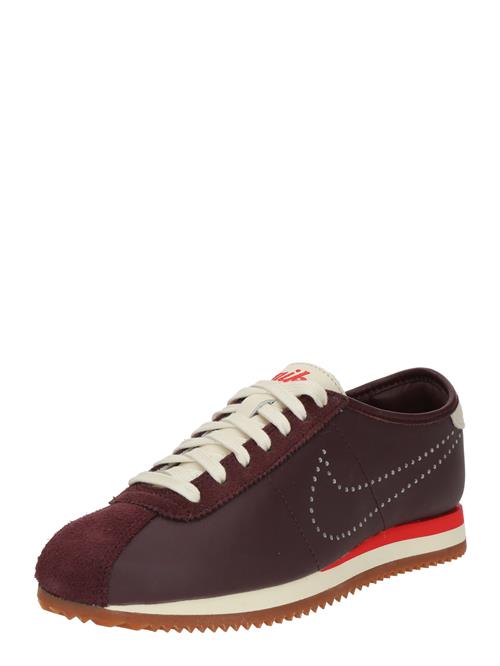 Nike Sportswear Sneaker low 'CORTEZ'  bordeaux / burgunder / hvid