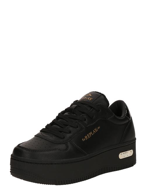 REPLAY Sneaker low  guld / sort