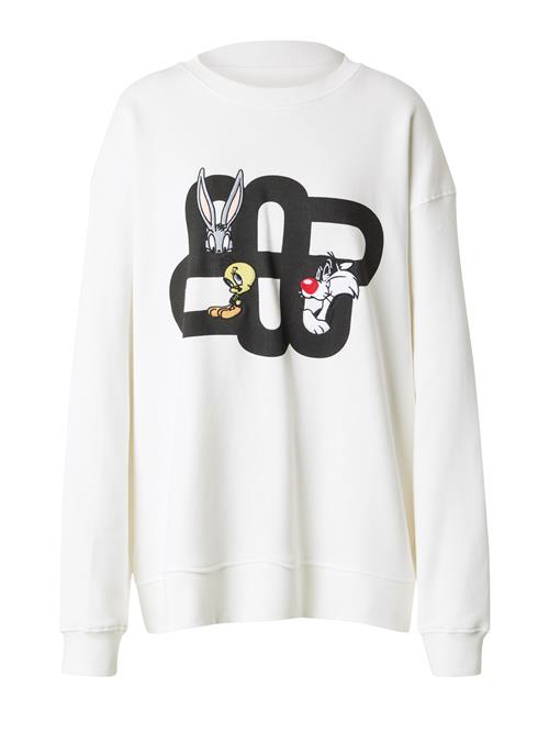 Munthe Sweatshirt 'LINKI'  gul / rød / sort / hvid