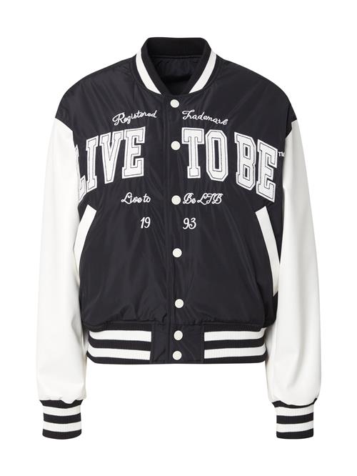 LTB Overgangsjakke 'BORAKE'  sort / hvid