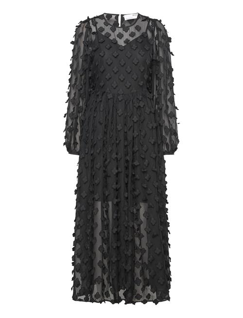 Slfkysha Ls Ankle Dress B Selected Black