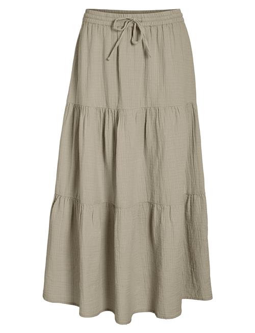 Se Vilania Rw Ankle Skirt Vila Green ved Booztlet