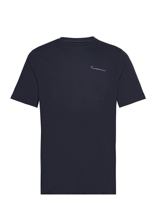 Regular Fit Owl Trip Print T-Shirt Knowledge Cotton Apparel Navy