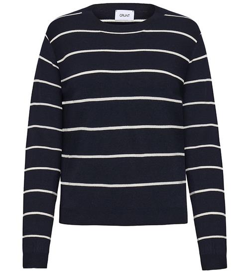 Grunt Bluse - Strik - GrFerro - Navy Stripe