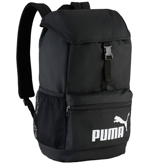 Puma Rygsæk - Phase Hooded - Puma Black m. Hvid