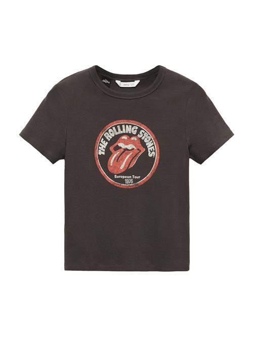 MANGO TEEN Shirts 'ROLLTOUR'  antracit / pastelrød / hvid