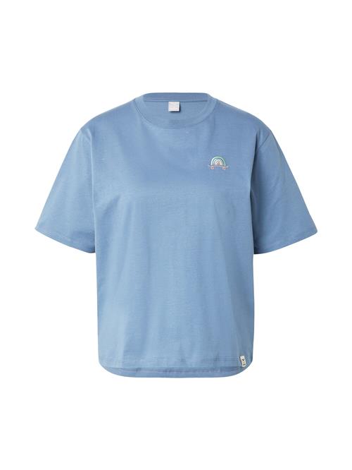 Iriedaily Shirts 'Skate Heart'  royalblå / lysegrøn / abrikos / lyserød