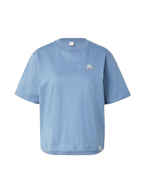 Iriedaily Shirts 'Skate Heart'  royalblå / lysegrøn / abrikos / lyserød