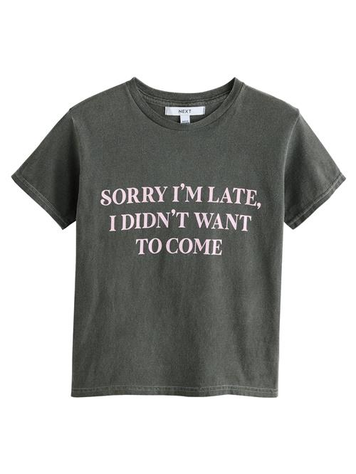 Se Next Shirts  mørkegrå / lyserød ved About You