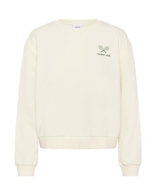SAINT TROPEZ Pullover  beige / grøn