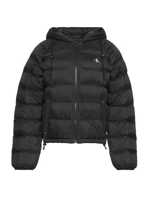 Calvin Klein Jeans Overgangsjakke  sort / hvid