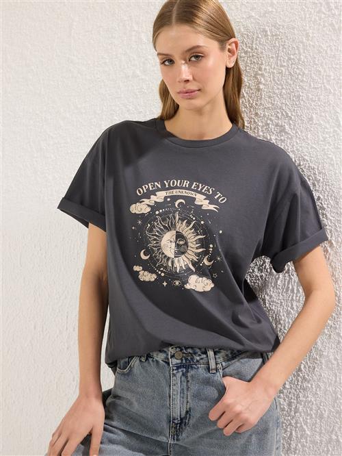 Trendyol Shirts  creme / antracit