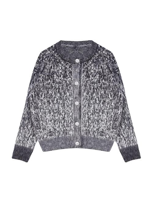 Trendyol Cardigan  antracit / lysegrå