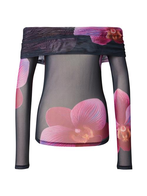 VERO MODA Shirts 'VMFLORY'  lilla / lyserød / sort