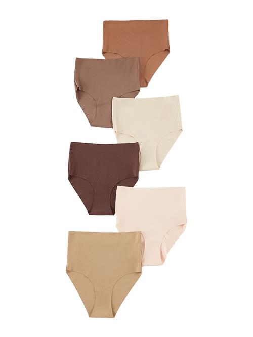 Trendyol Slip  beige / nude / lysebeige / brun / brokade / mørkebrun