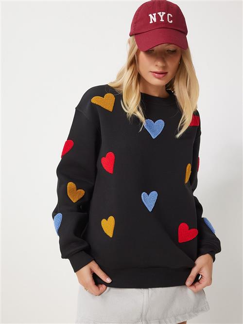 Happiness Istanbul Sweatshirt  safir / sennep / knaldrød / sort