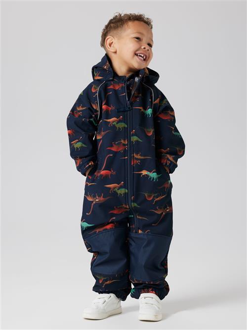 Se NAME IT Softshell Suit Alfa08 Dark Sapphire Dino hos SmartKidz