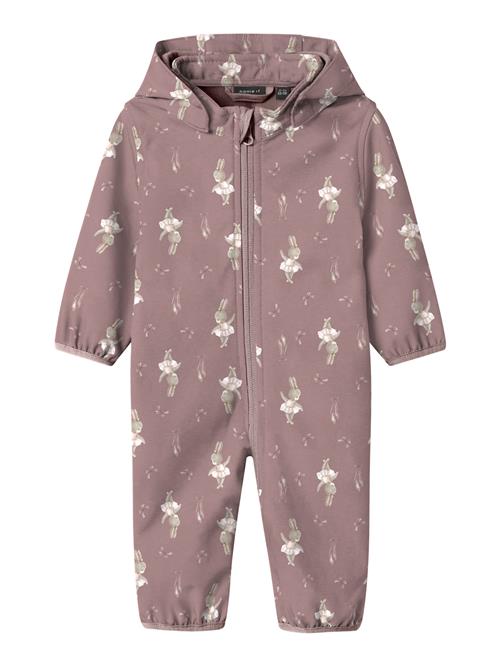NAME IT  Softshell Suit Alfa Fo Woodrose Bunny