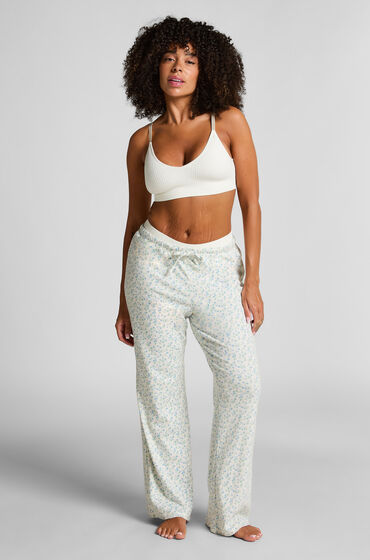 Hunkemöller Florecita pyjamasbukser hvid
