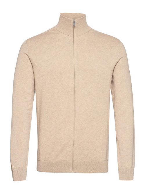 Slhberg Full Zip Cardigan Noos Selected Cream