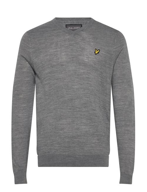 Golf V Neck Pullover Lyle & Scott Sport Grey